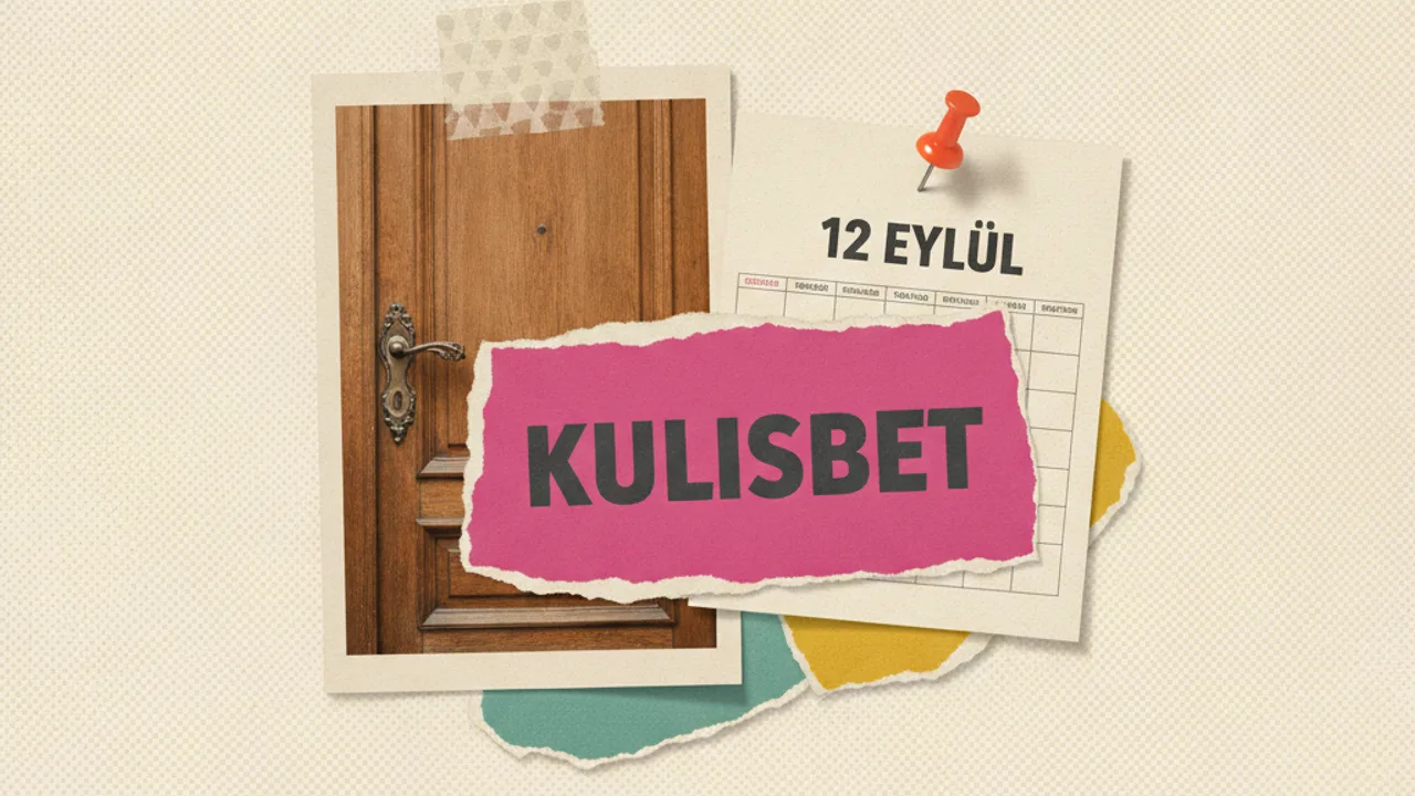 Takvim yaprağı ve kapı fotoğrafı kolajı, Kulisbet etiketi
